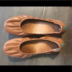 Chestnut Tieks- Size 8